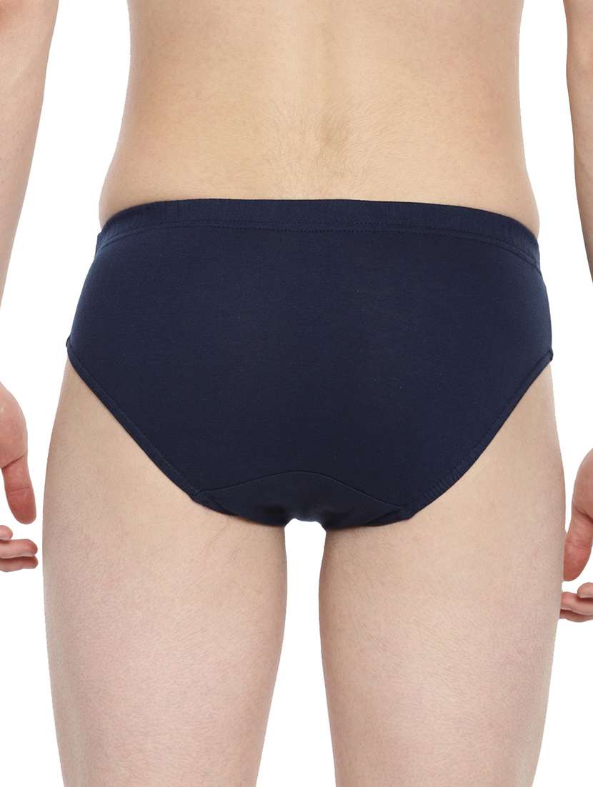 men navy blue solid hipster brief - 18284358 - Standard Image - 2