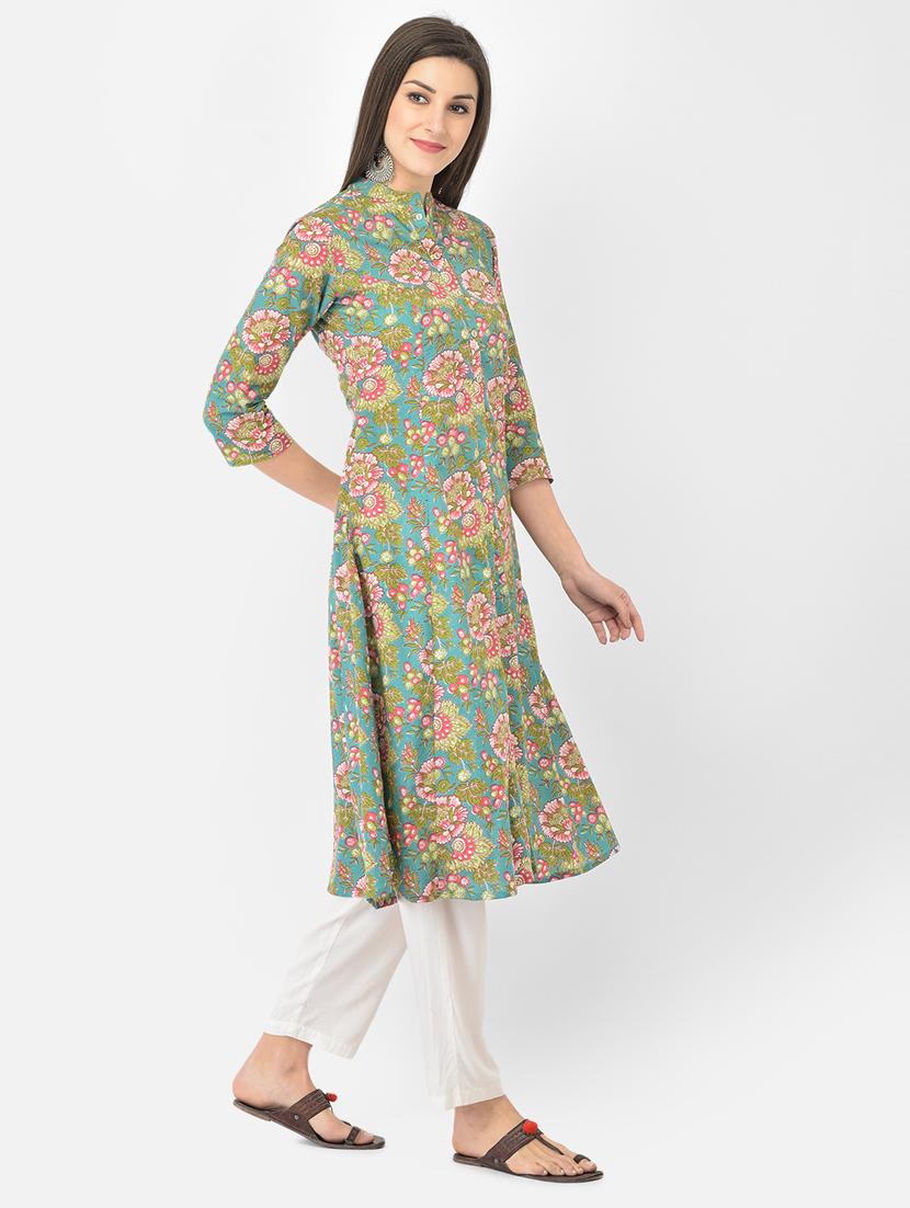women's front slit kurta - 18284569 - Standard Image - 2