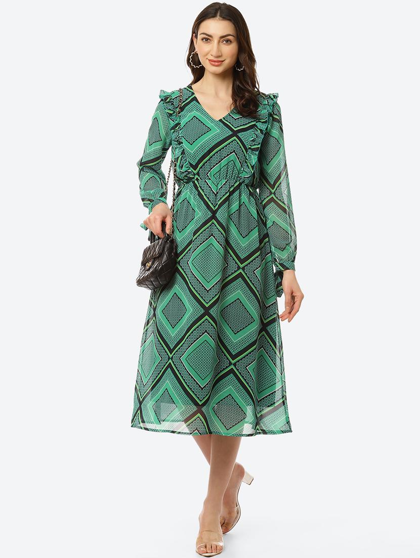 women's geometric dress - 18284895 - Zoom Image - 0