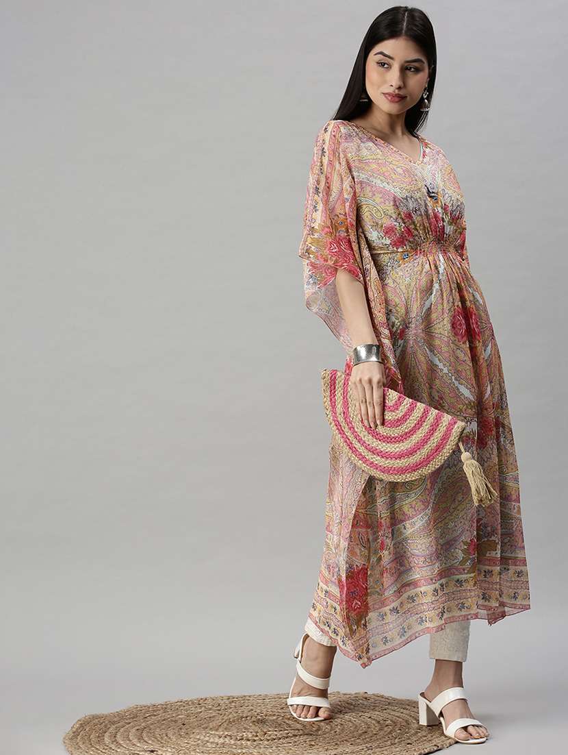 women's kaftan kurta - 18285017 - Standard Image - 2
