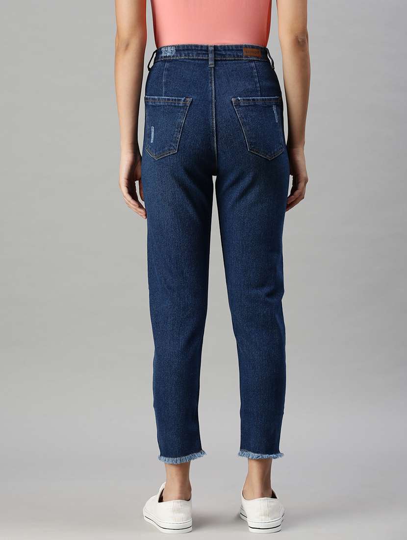 women's plain mom fit jeans - 18285663 -  Standard Image - 2