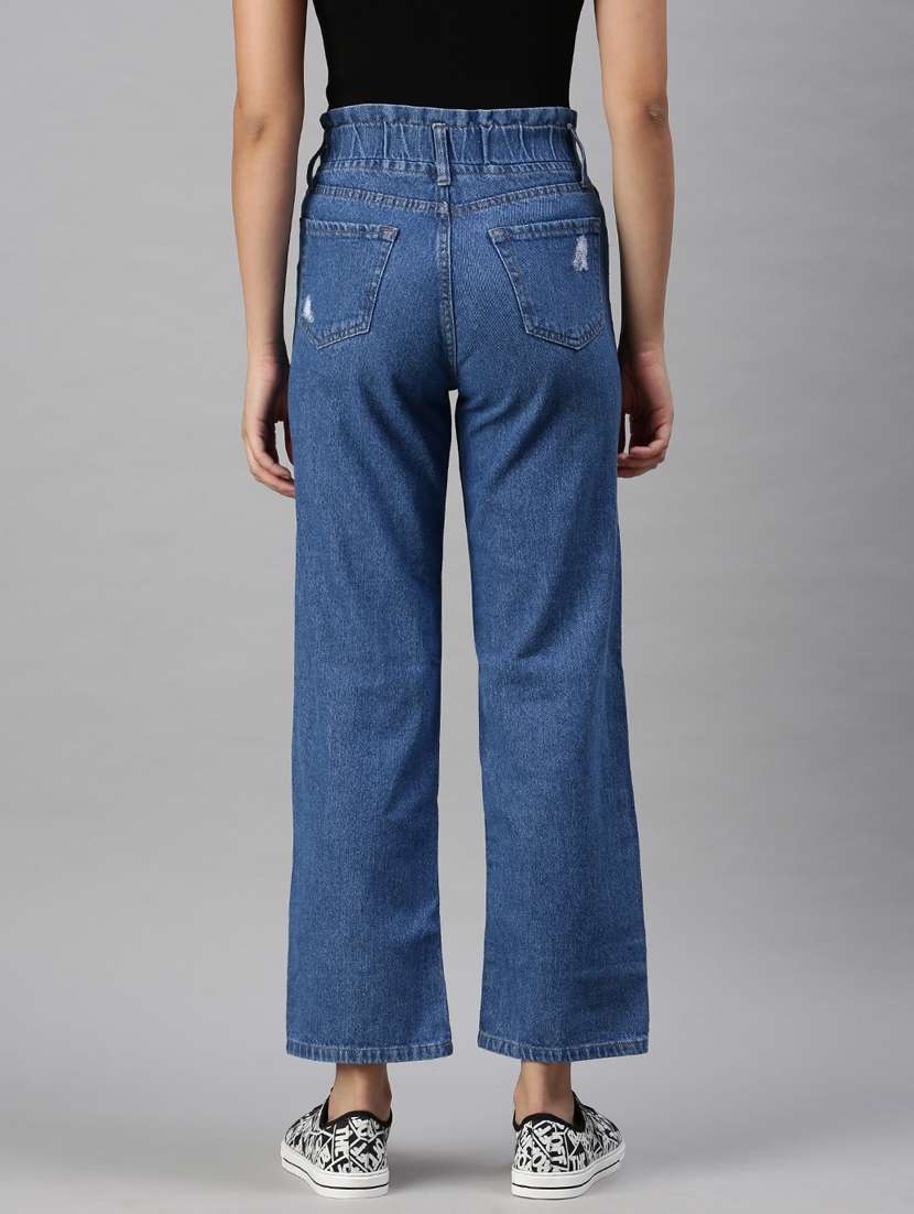 high rise stone washed jean - 18285665 -  Standard Image - 2