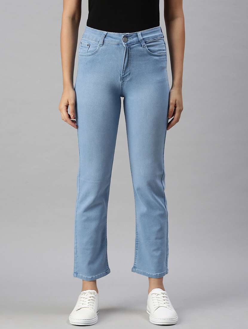 women's plain slim fit jeans