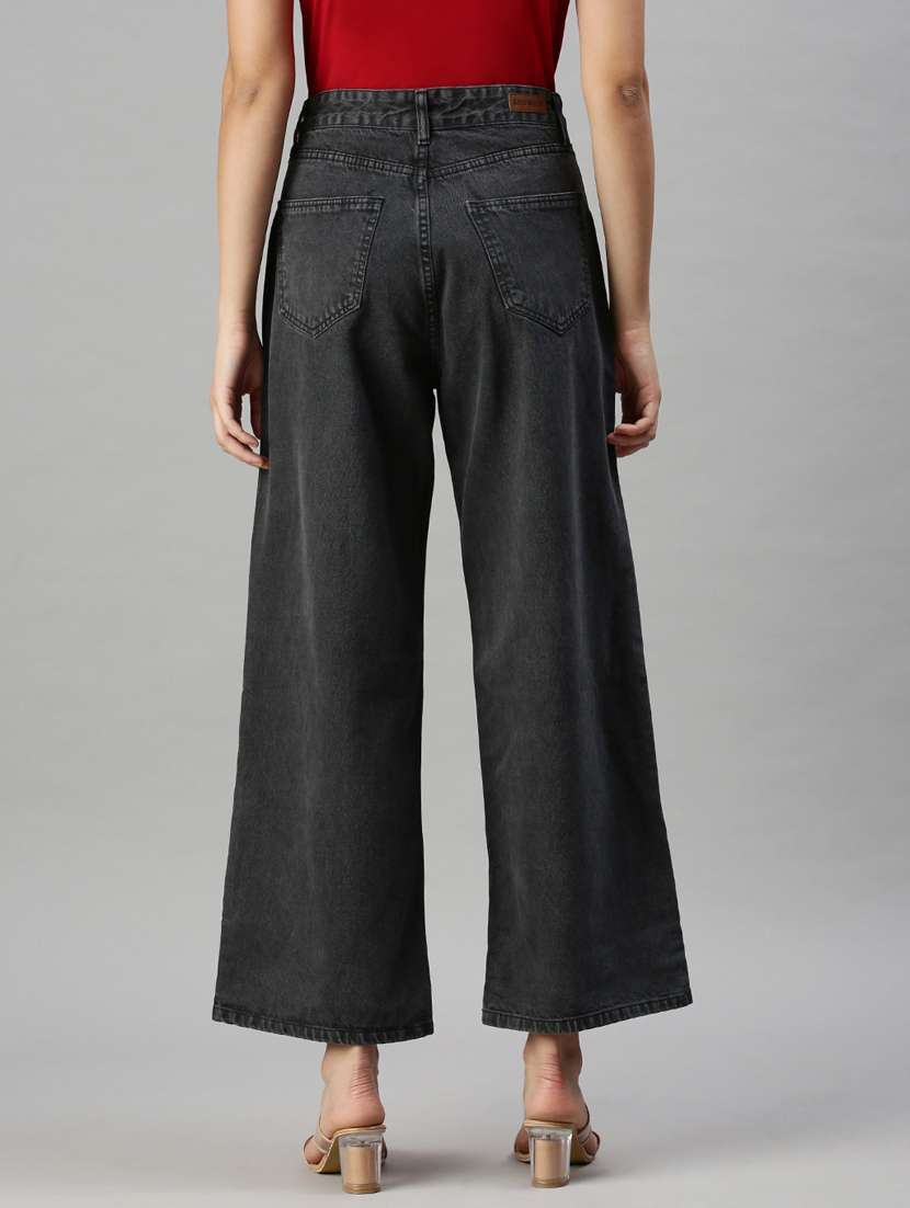 women's plain wide leg jeans - 18285679 -  Standard Image - 2