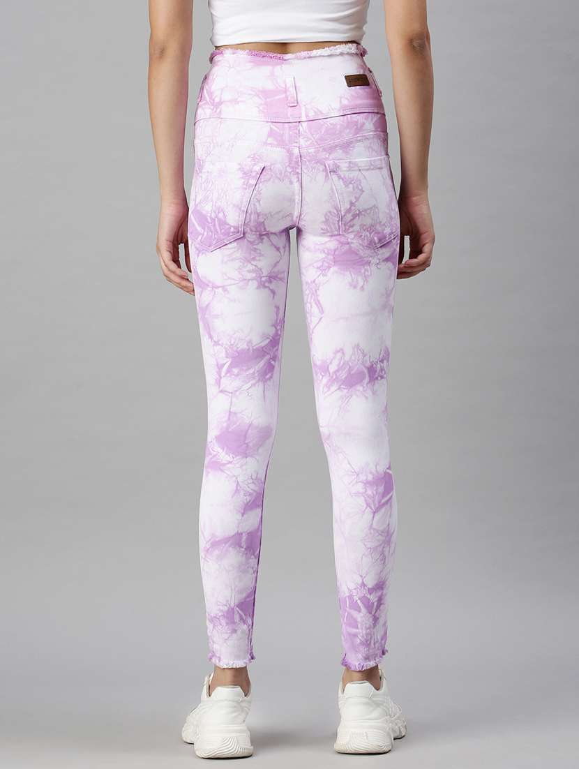 women's tie & dye skinny fit jeans - 18285689 -  Standard Image - 2