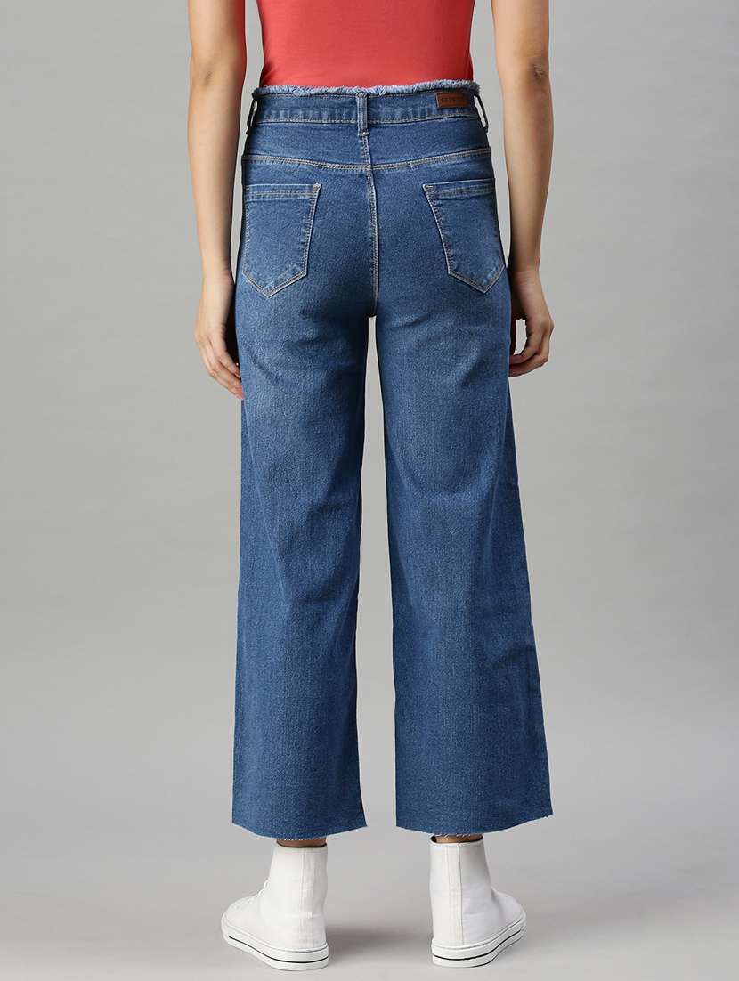 women's plain straight fit jeans - 18285695 -  Standard Image - 2