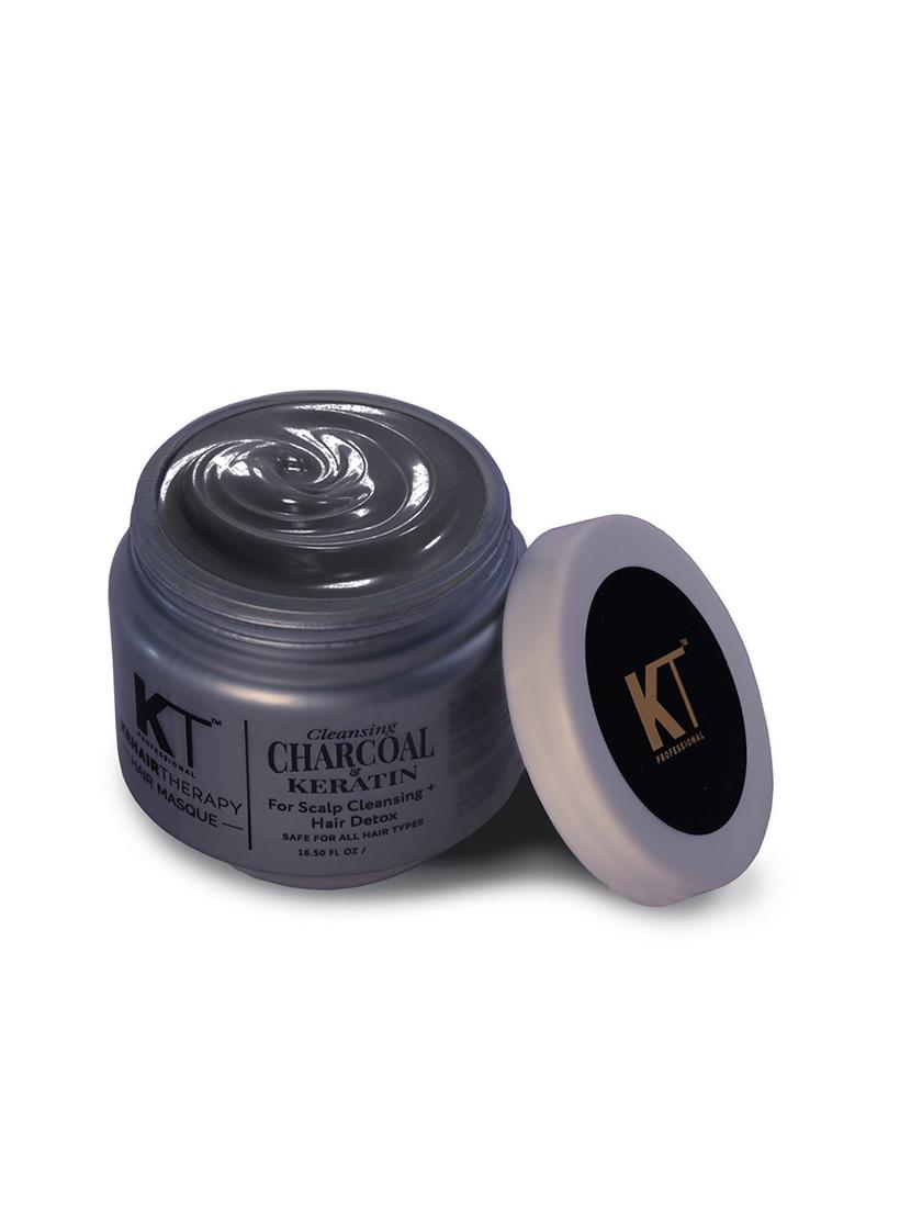 kt professional cleansing charcoal & keratin masque - 250 ml - 18286374 - Standard Image - 2