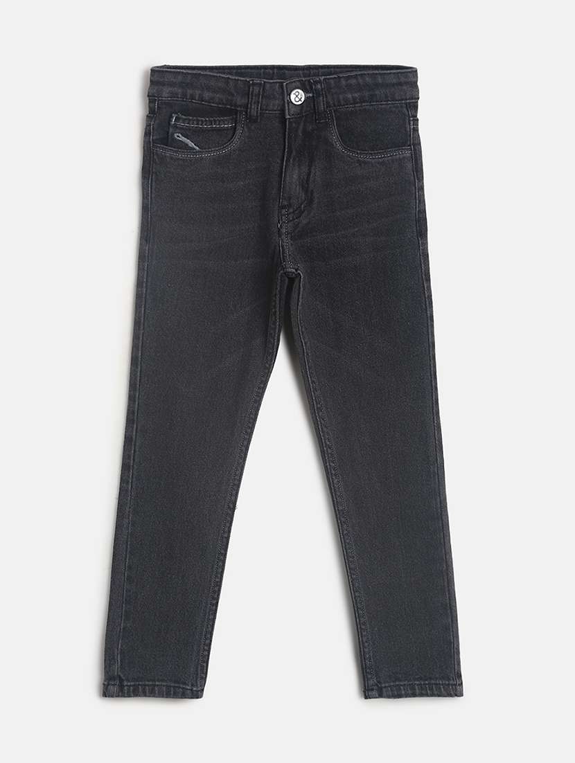 grey plain jean