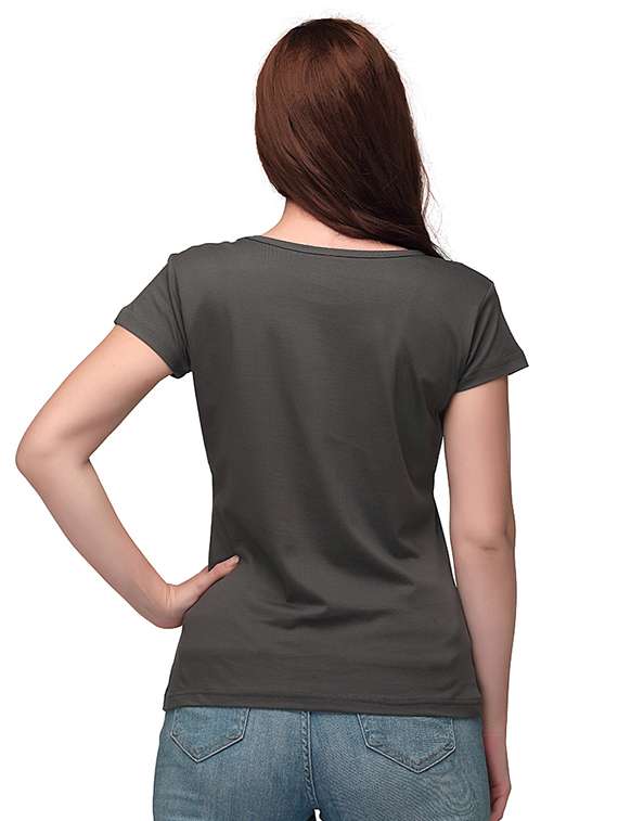 short-sleeved chest printed tee - 18286880 - Standard Image - 2