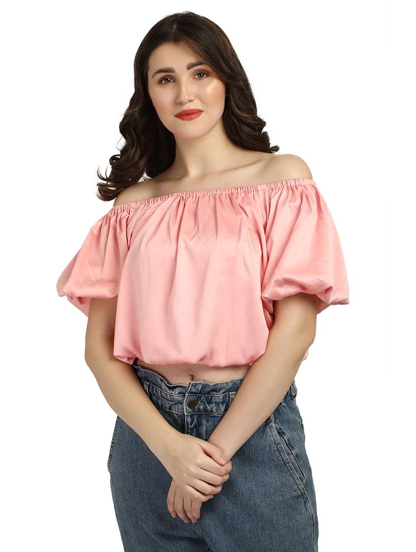 women's straight off shoulder top - 18286975 -  Zoom Image - 0
