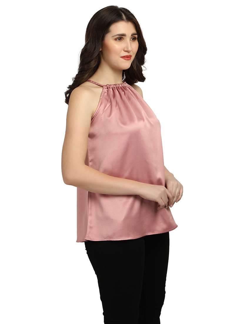 women's a line halter neck top - 18286982 -  Standard Image - 2