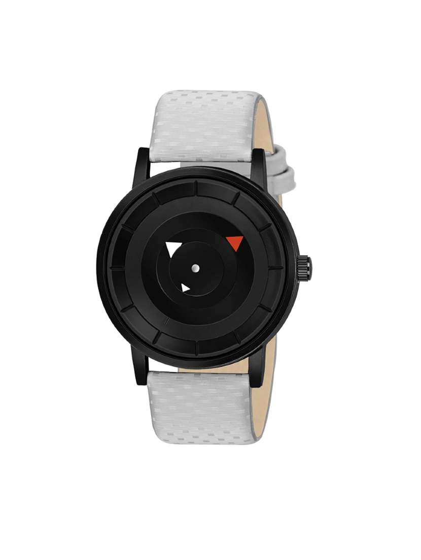 mt-08 white  watch with genuine leather strap for boys