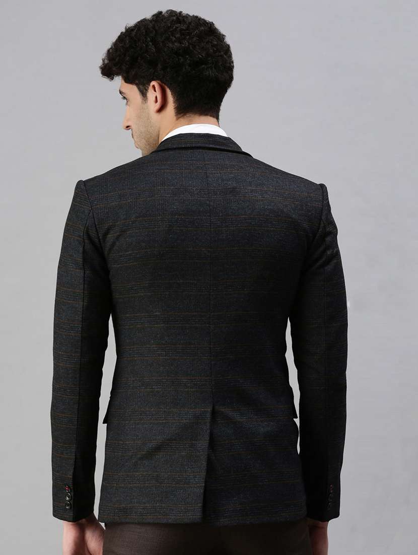 black checked single breasted casual blazer - 18289551 -  Standard Image - 2