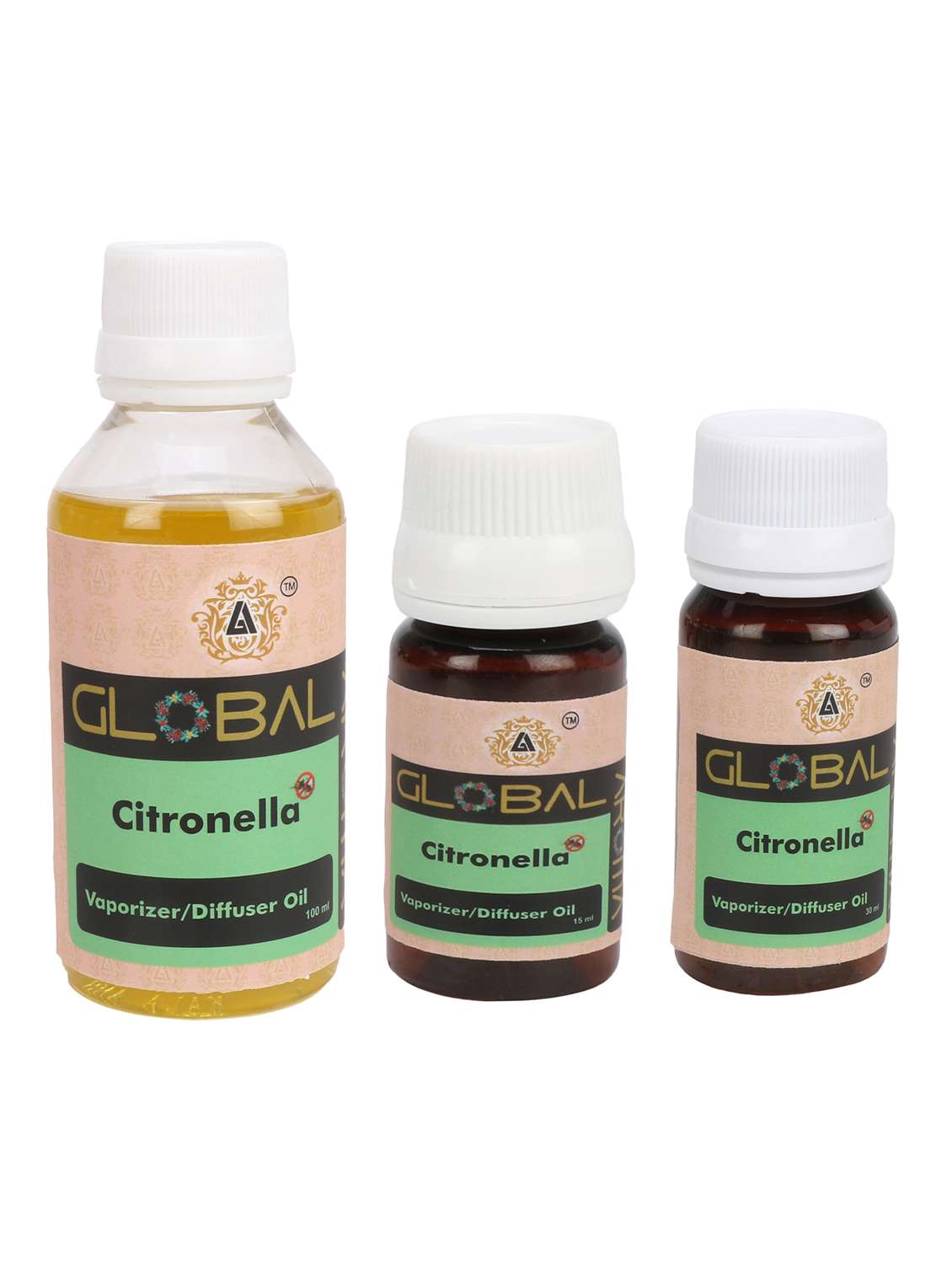global aroma citronella aroma oil - 15ml  diffuser oil, candle burner & electric diffuser for home fragrance