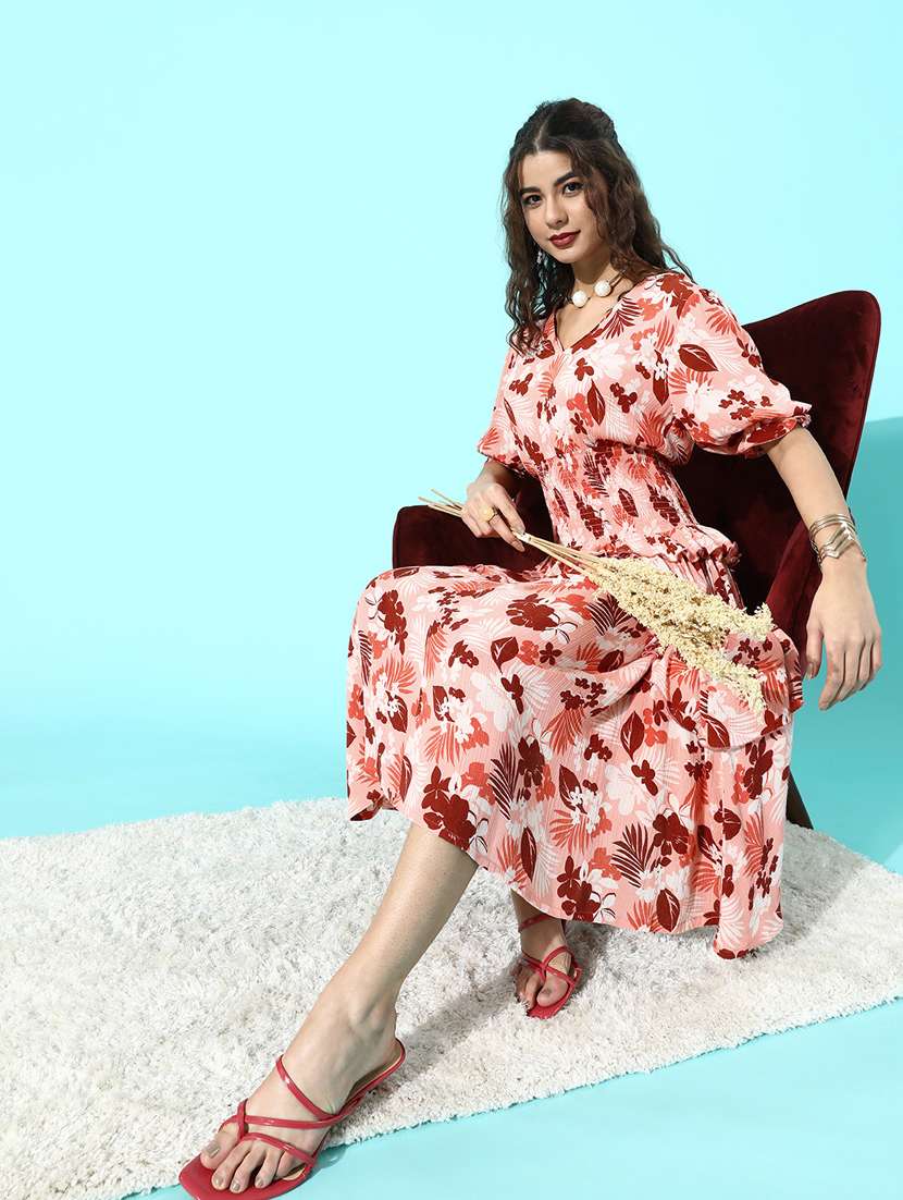 women's layered tropical dress - 18290235 -  Standard Image - 2