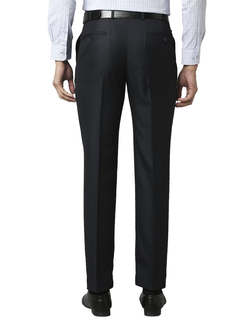 dark-blue solid formal trouser - 18291884 - Standard Image - 2