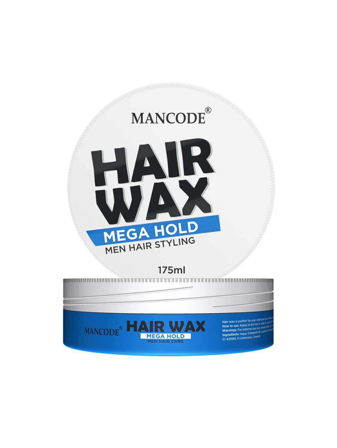 mancode hair wax mega hold 175ml