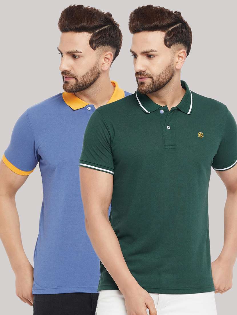 men pack of 2 polo t-shirt