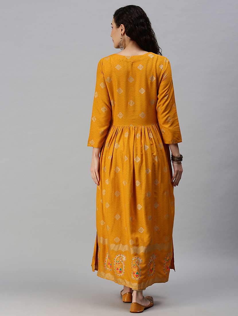 women's flared kurta - 18292923 -  Standard Image - 2