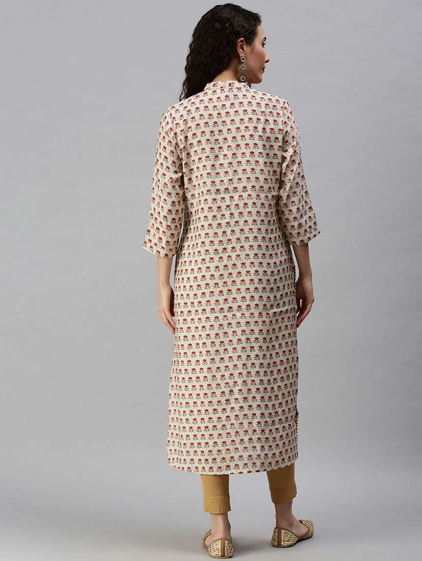 women's straight kurta - 18292926 -  Standard Image - 2