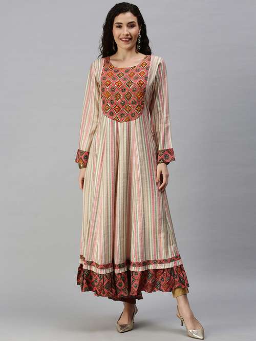 women's flared kurta - 18292934 - Standard Image - 0
