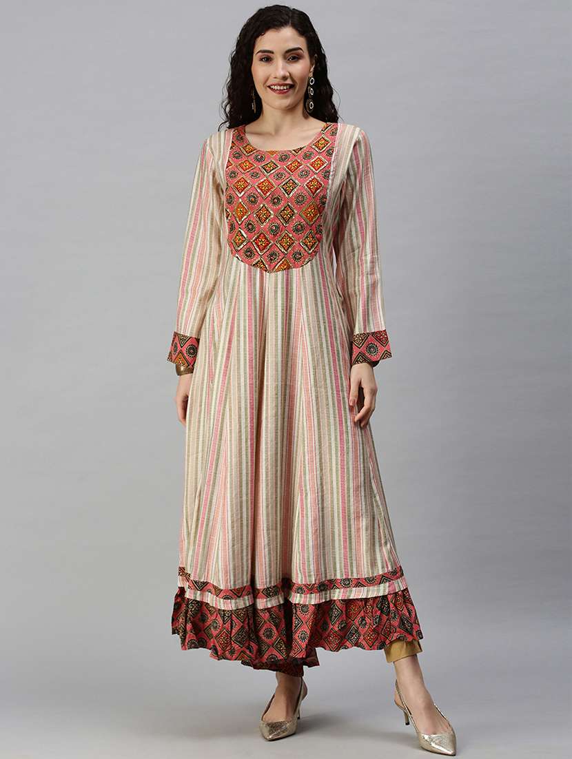women's flared kurta - 18292934 - Zoom Image - 0