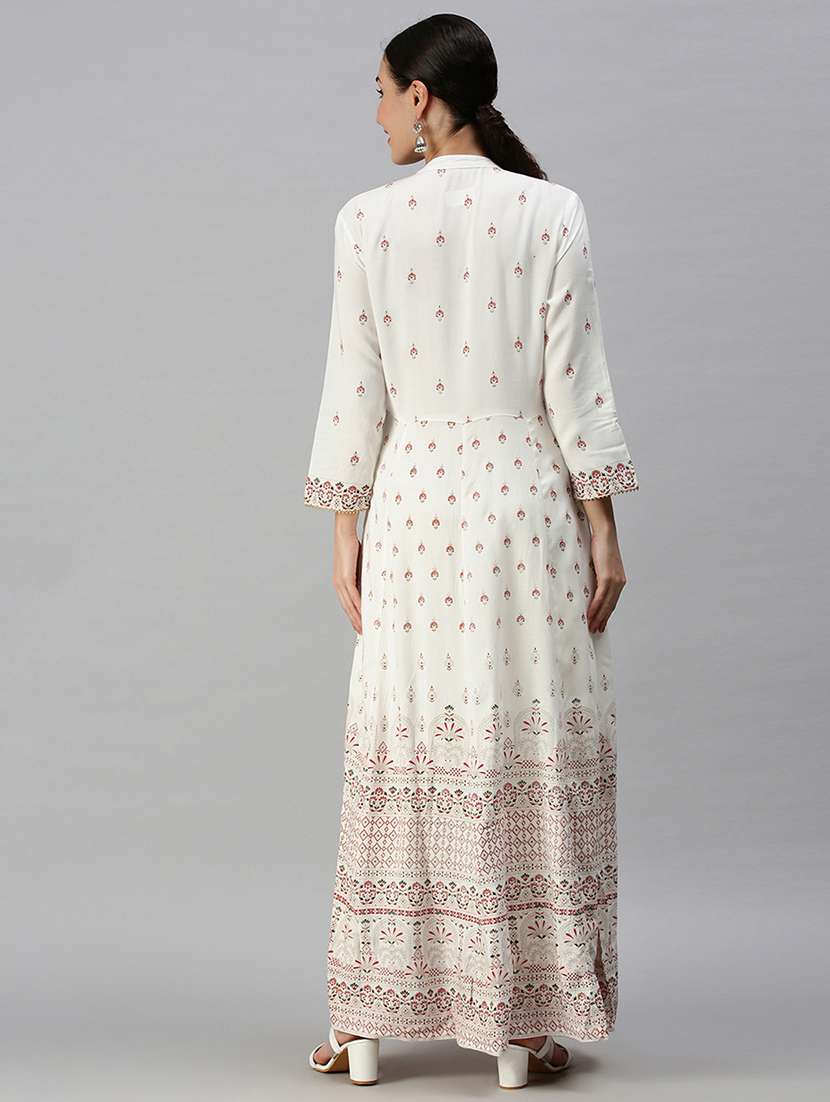 women's flared kurta - 18292938 -  Standard Image - 2