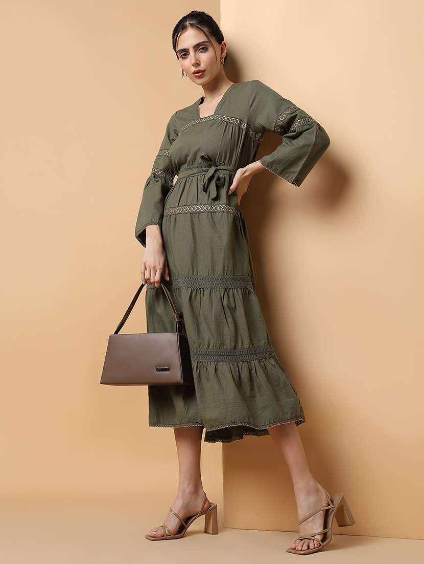 women's tiered kurta - 18292941 - Standard Image - 2