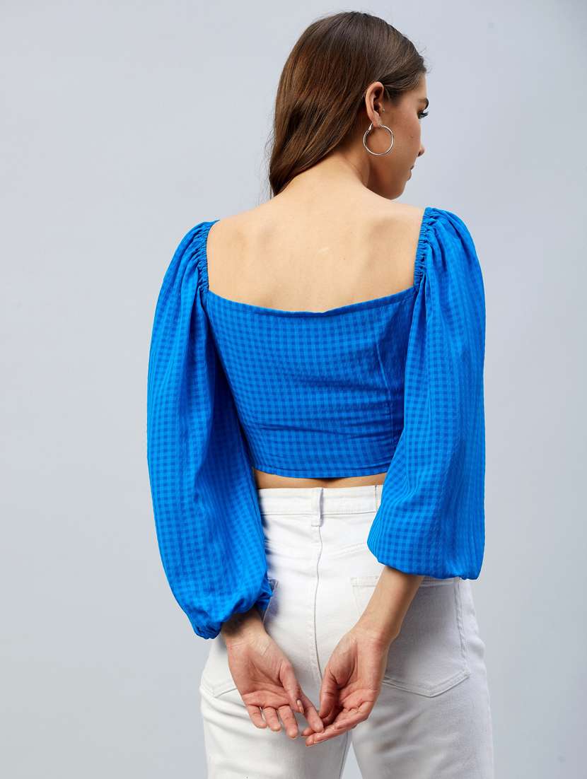 women's crop square neck top - 18293744 -  Standard Image - 2