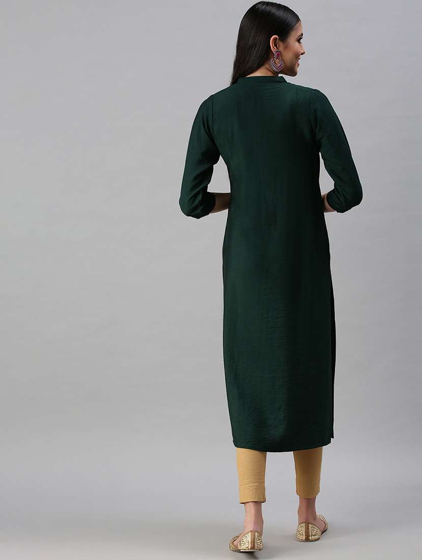 women's straight kurta - 18294531 -  Standard Image - 2