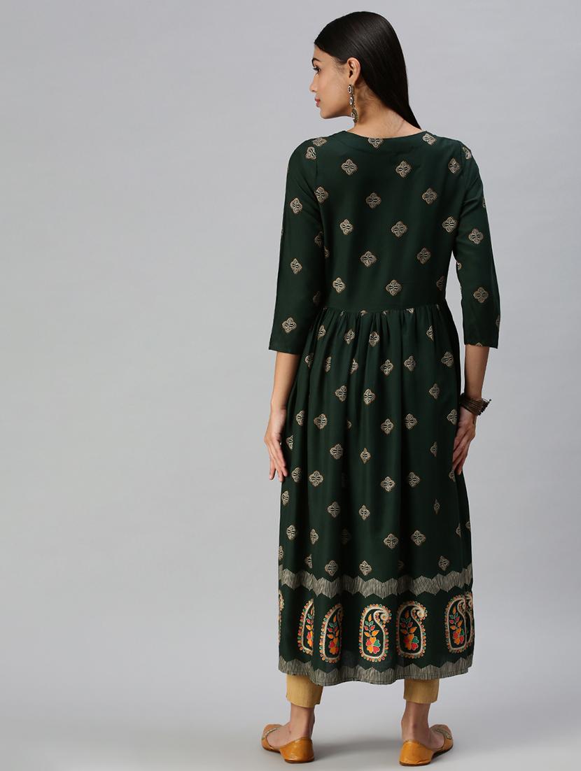 women's straight kurta - 18294544 - Standard Image - 2