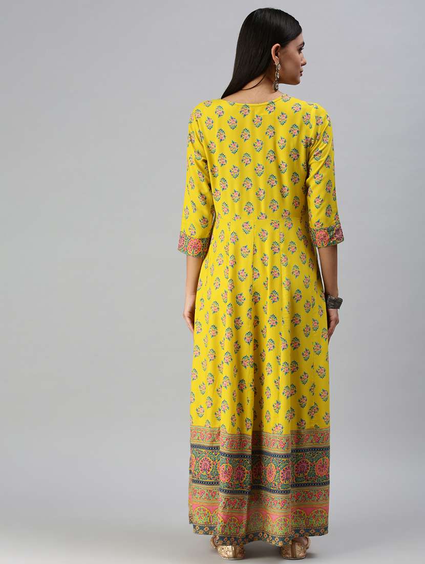 women's flared kurta - 18294553 - Standard Image - 2