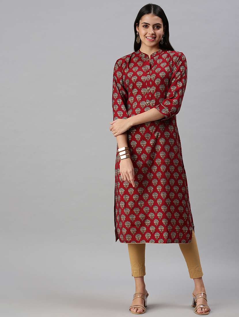 women's straight kurta