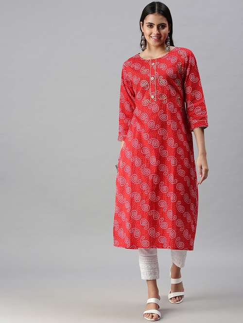 women's straight kurta - 18294575 -  Standard Image - 0