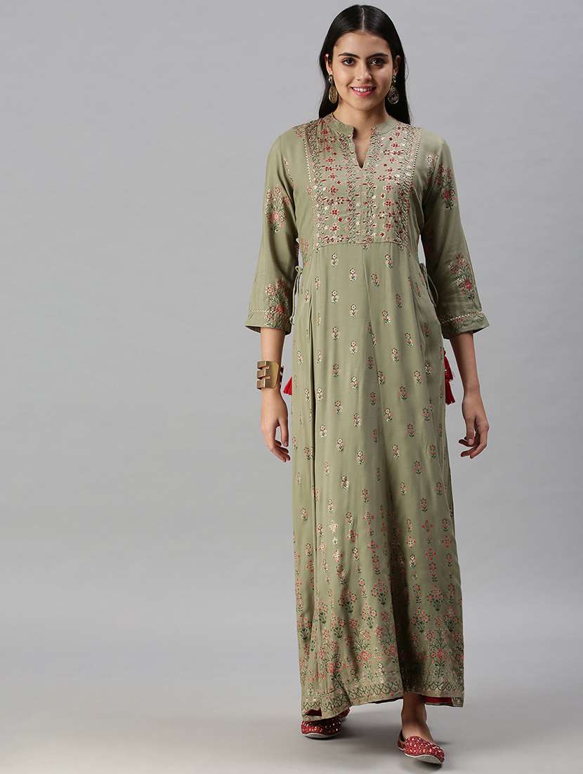 women's flared kurta