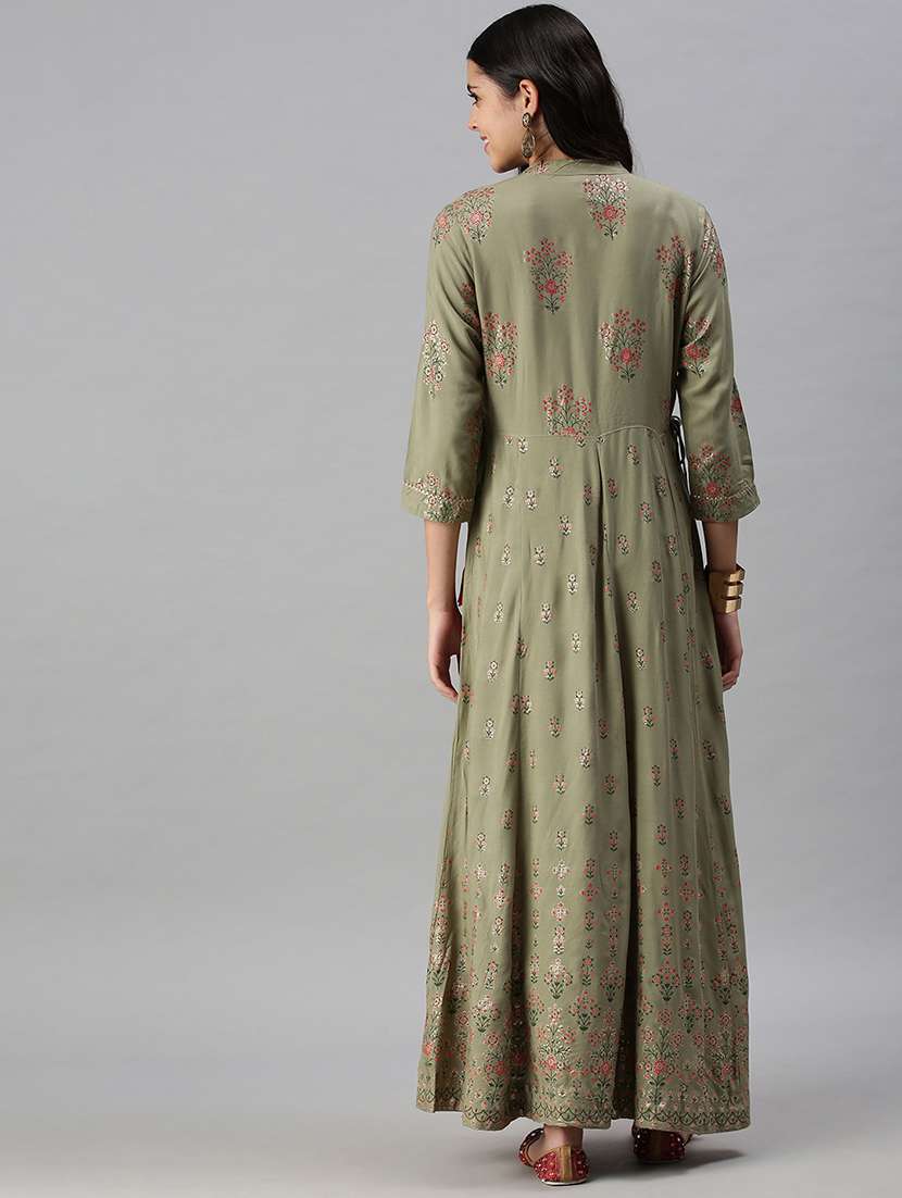women's flared kurta - 18294658 -  Standard Image - 2