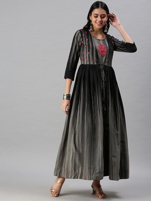 women's flared kurta - 18294666 - Standard Image - 0