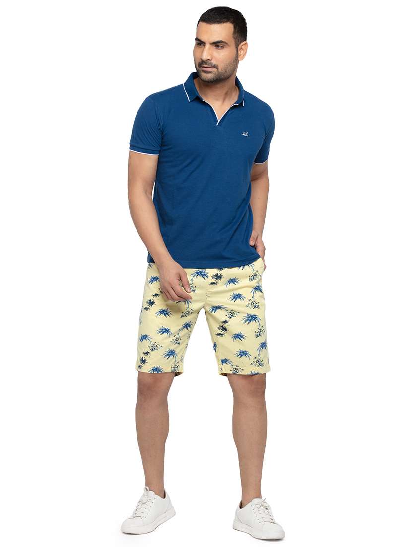 yellow printed short - 18294778 -  Standard Image - 2