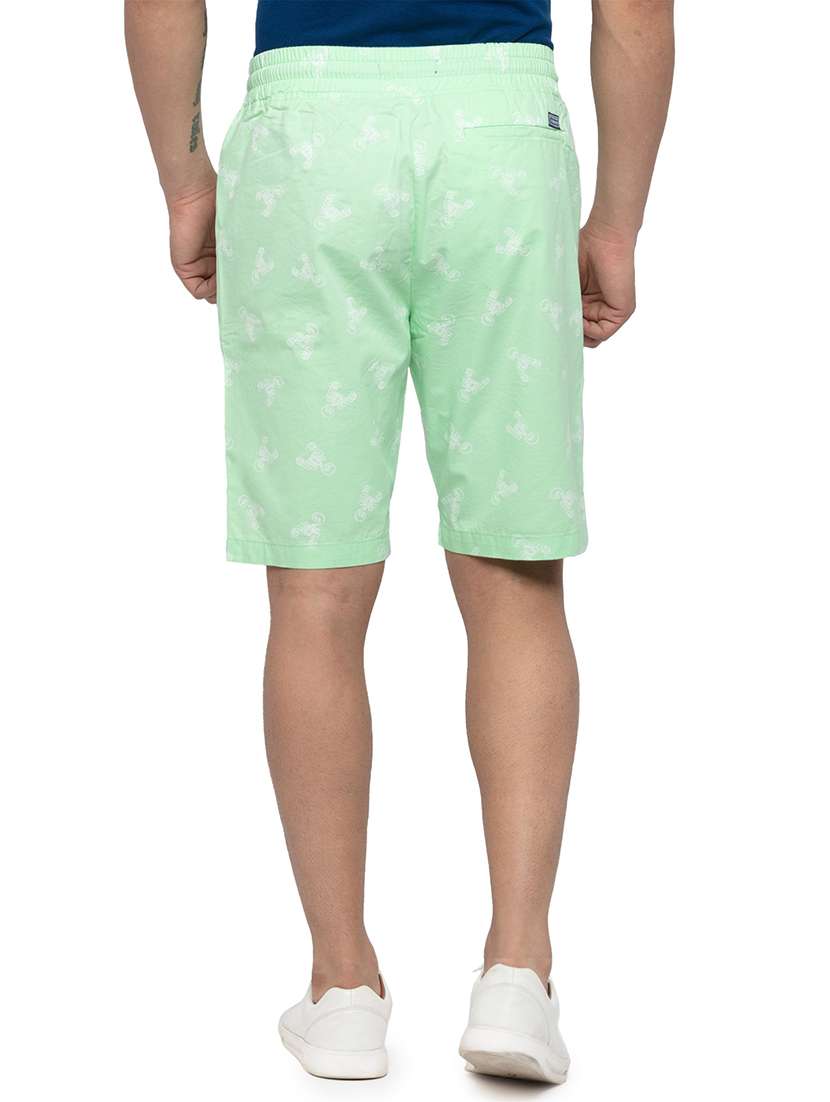 green printed short - 18294782 -  Standard Image - 2