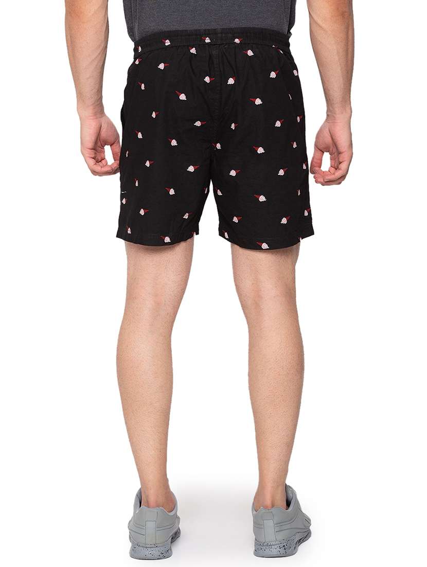 black printed short - 18294784 -  Standard Image - 2