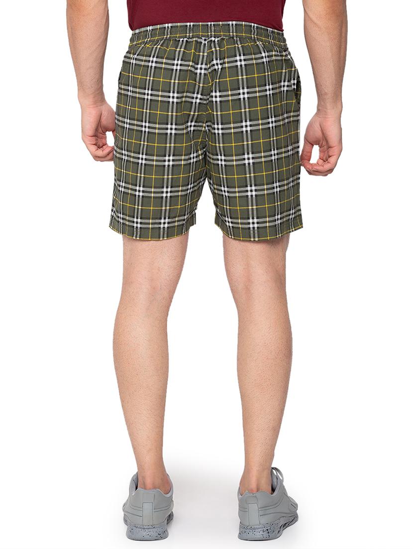 olive-green checkered short - 18294786 - Standard Image - 2