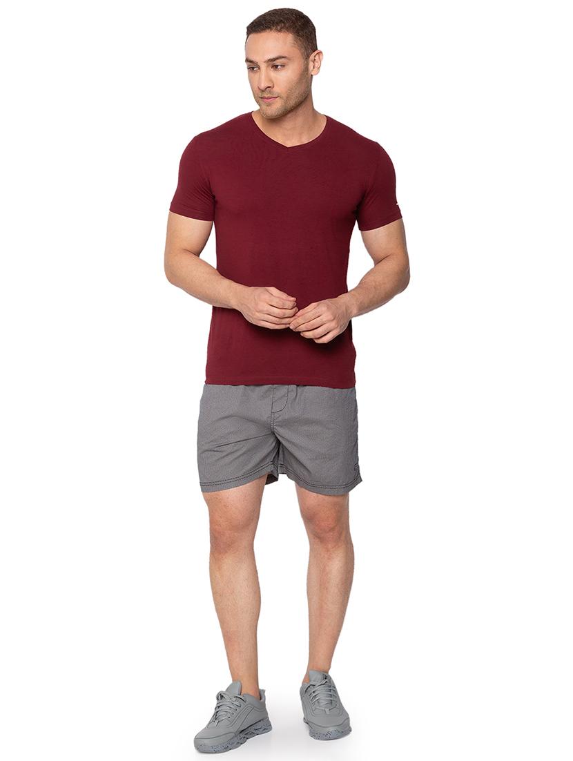 black printed short - 18294792 - Standard Image - 2