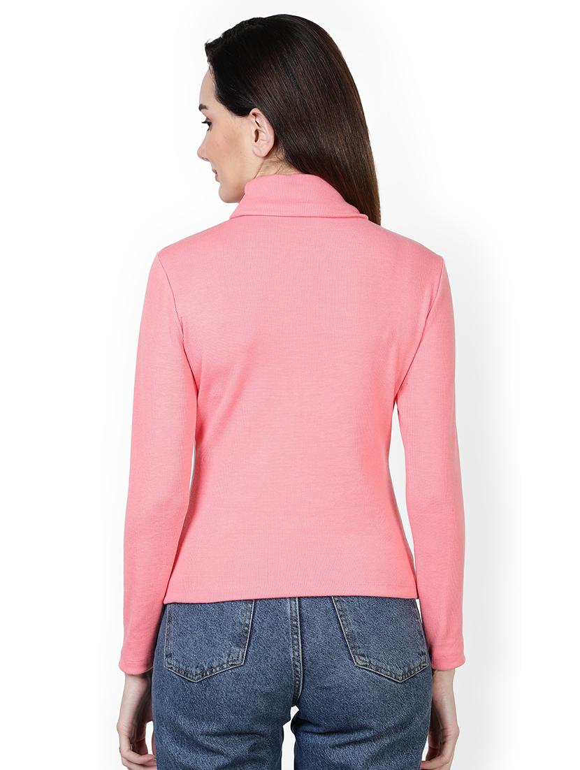 turtle neck solid top - 18296228 - Standard Image - 2