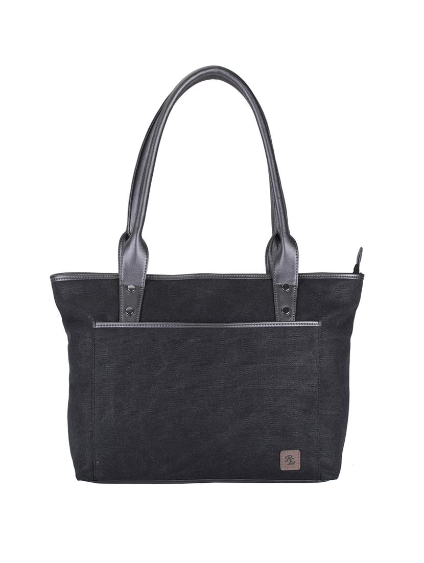black solid regular handbag - 18297691 -  Zoom Image - 0