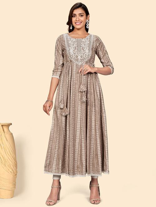 women's flared kurta - 18298257 -  Standard Image - 0