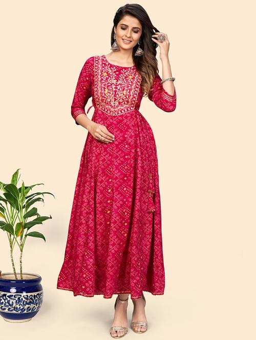 women's flared kurta - 18298265 -  Standard Image - 0