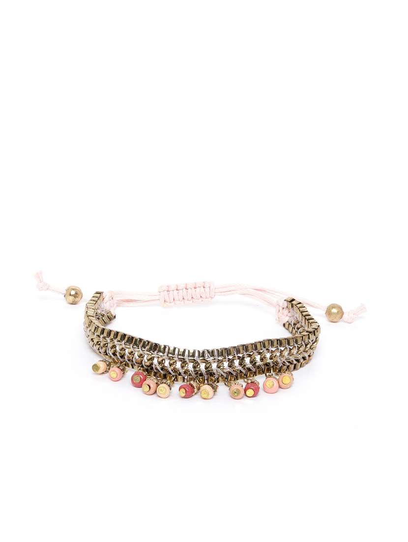 multi colored plastic links bracelet