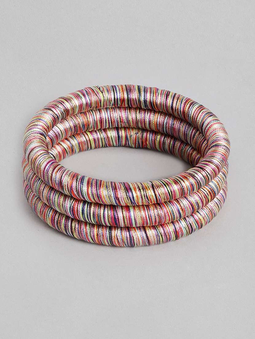 multi colored wood bangle  bracelet
