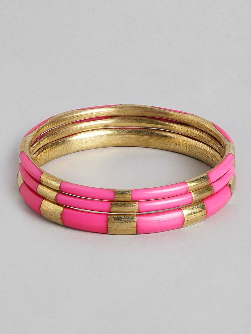 pink metal bangle  bracelet