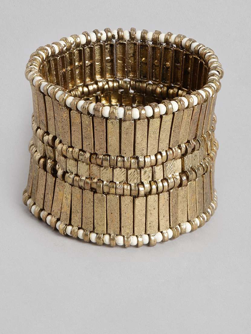 gold metal bangle  bracelet